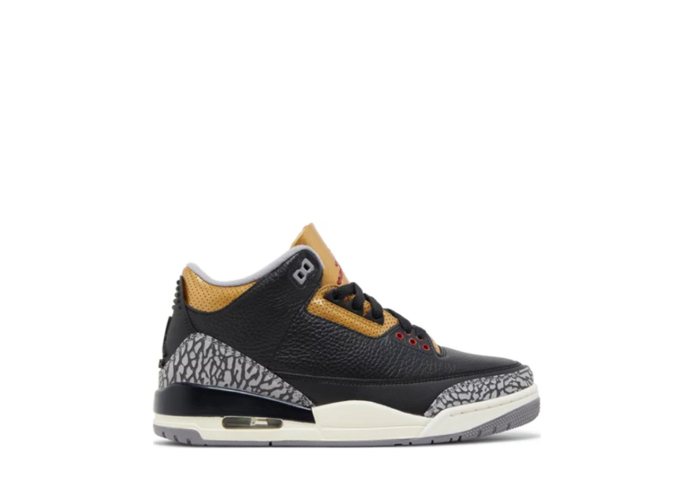 Air Jordan Retro 3 'Black Gold'